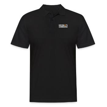 Ich habs dir ja gesagt Bitcoin Crypto - Männer Poloshirt - Schwarz - Vorne - Kai (181cm)