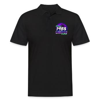 40. Geburtstag 1983 Geburtstag Retro Geschenkidee - Männer Poloshirt - Schwarz - Vorne - Kai (181cm)