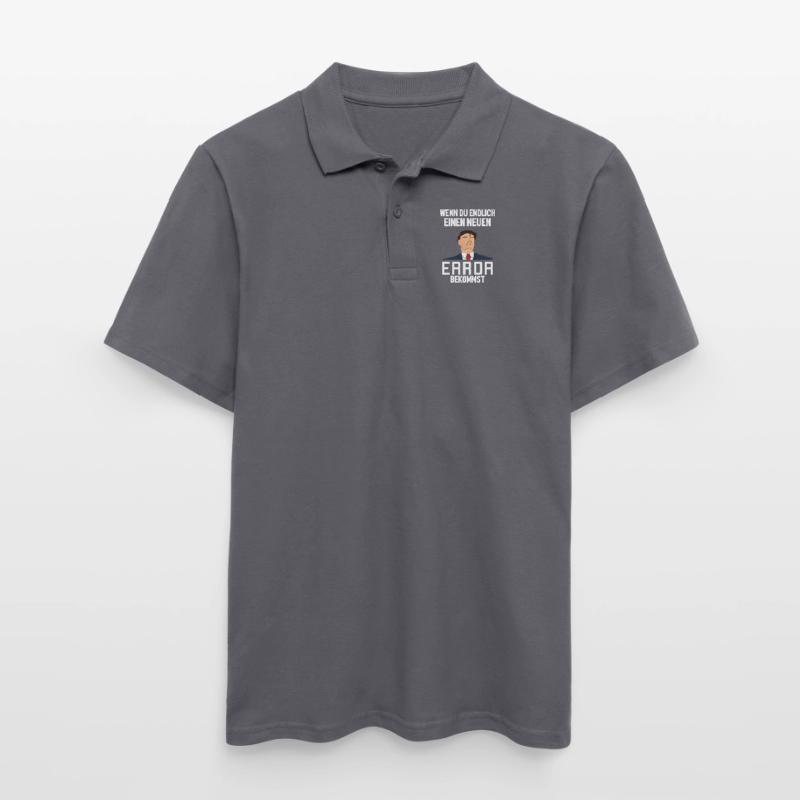 Neuen Error Bekommen Developer Coder Programmierer Männer Poloshirt