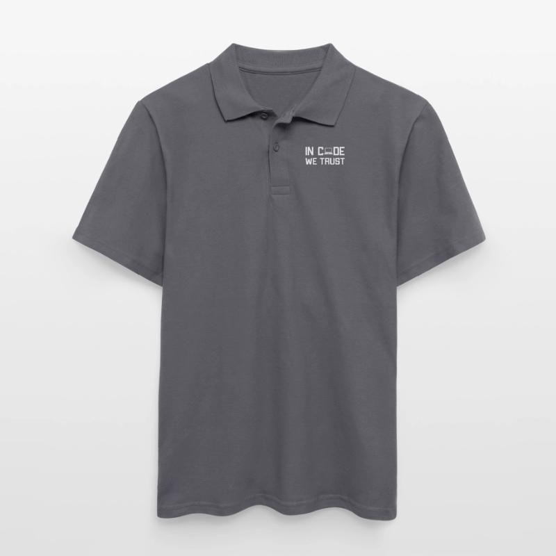 In Code We Trust Softwareingenieur Developer Männer Poloshirt