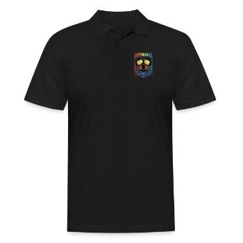 Vierbeiner Wauwau Rüde Hundebesitzer Rottweiler - Männer Poloshirt - Schwarz - Vorne - Kai (181cm)