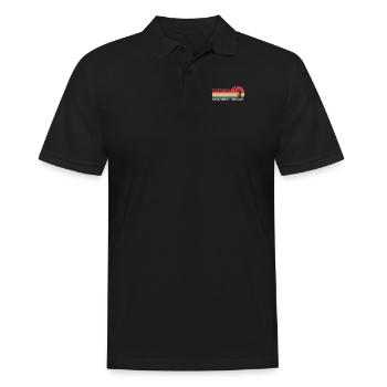 Widerstand ist Zwecklos Elektroniker Elektriker - Männer Poloshirt - Schwarz - Vorne - Kai (181cm)