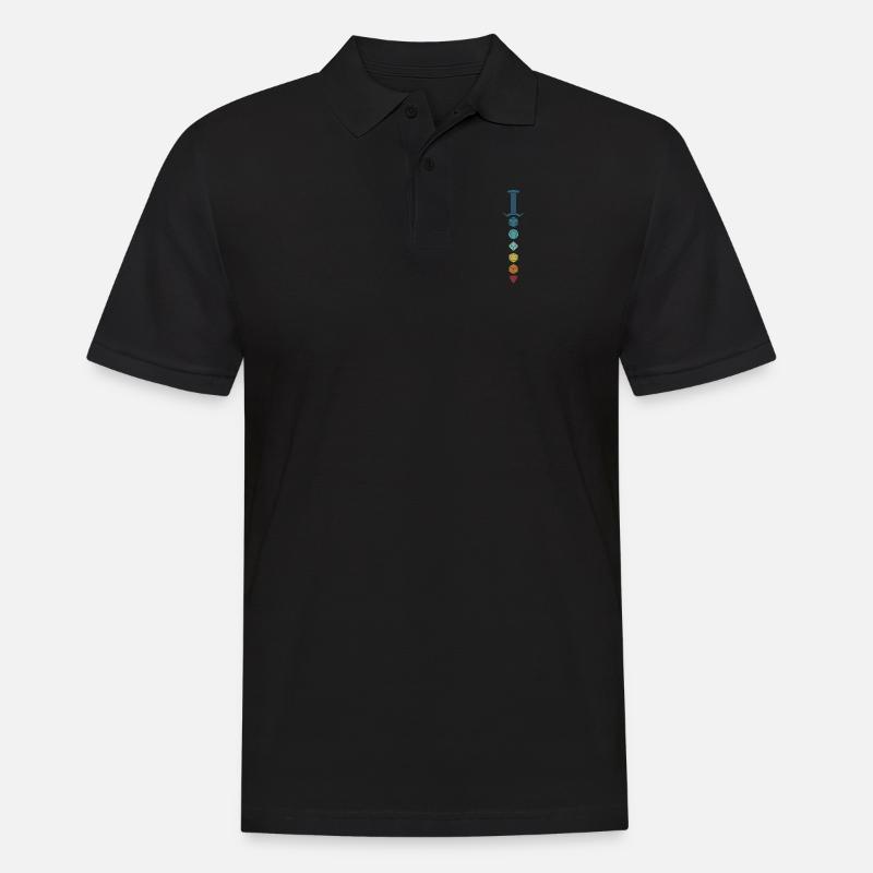 PnP RPG Rollenspiel Tabletop Spielleiter Pen and - Männer Poloshirt - Schwarz