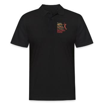 Became a Volleyball Player Volley féminin - Polo Homme - noir - Devant - Kai (181cm)