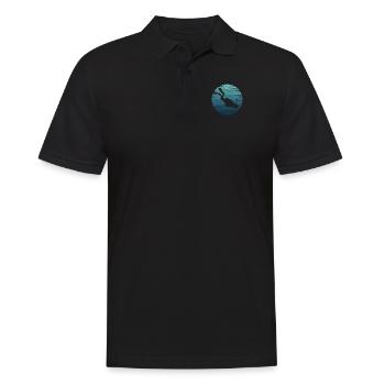 Diving fins Goggles Diving mask Diver Diver - Men's Polo Shirt - black - Front - Kai (181cm)