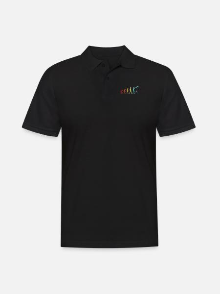 Astronomy Evolution Starry Sky Cosmologist - Men's Polo Shirt - black