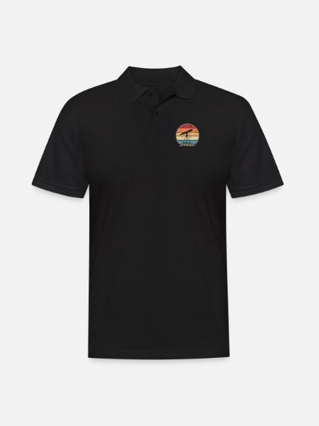 Retro Kosmologe Astronomiefotograf Sternenhimmel - Männer Poloshirt - Schwarz