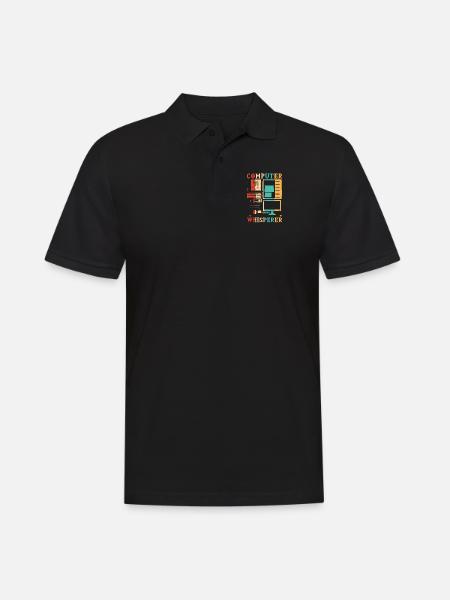 Chuchoteur informatique Informatique Informatique Informaticien - Polo Homme - noir