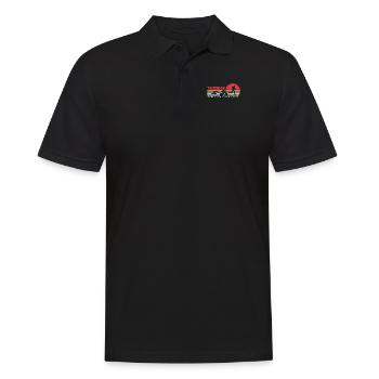 Triathlon more than a Hobby Training Triathlonrad - Men's Polo Shirt - black - Front - Kai (181cm)