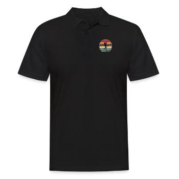 Randonnée, Vie, Randonnée, Trekking, Randonnée en montagne, Randonneurs - Polo Homme - noir - Devant - Kai (181cm)