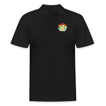 Retro Lemonade Seller Lemonade Lovers - Polo Homme - noir - Devant - Kai (181cm)