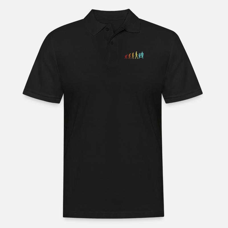 Lemonade Stand Evolution Limonade Liebhaber - Männer Poloshirt - Schwarz