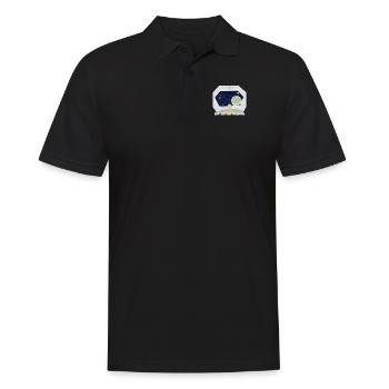 Into Another Dimension Alien UFO - Men's Polo Shirt - black - Front - Kai (181cm)