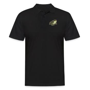 Tree Frog Toad Tadpole Frog Breeder Frog - Men's Polo Shirt - black - Front - Kai (181cm)