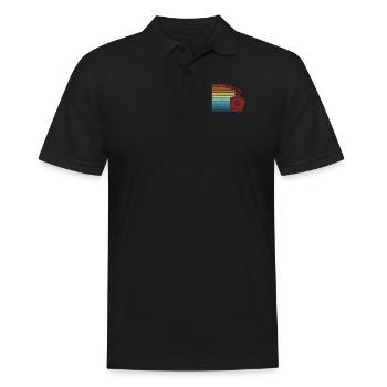 Retro Miso Shoyu Bowl Liebhaber Tonkotsu Ramen - Männer Poloshirt - Schwarz - Vorne - Kai (181cm)