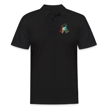 Rétro Agalychnis Callidryas Pet Lover Yeux rouges - Polo Homme - noir - Devant - Kai (181cm)