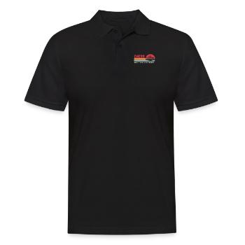 Schach mehr als ein Hobby Königin Großmeister - Männer Poloshirt - Schwarz - Vorne - Kai (181cm)