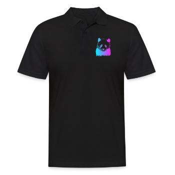 Pandabärenfreund Ailuropoda Melanoleuca Liebhaber - Männer Poloshirt - Schwarz - Vorne - Kai (181cm)