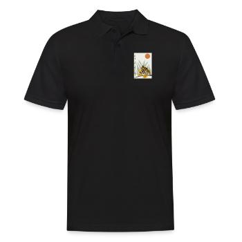 Lost In Thoughts Wildkatze Raubkatze Sibirischer - Männer Poloshirt - Schwarz - Vorne - Kai (181cm)