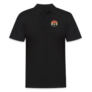 Retro Kenjutsu Kata Shinai Samurai Kendo - Men's Polo Shirt - black - Front - Kai (181cm)