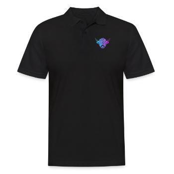 Buffalo American Bison Bovinae Lover Bison - Men's Polo Shirt - black - Front - Kai (181cm)