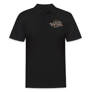 Gift July 2019 Birthday July 2019 July - Men's Polo Shirt - black - Front - Kai (181cm)
