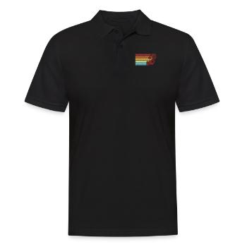 Retro Daubers Amateur de bingo professionnel - Polo Homme - noir - Devant - Kai (181cm)
