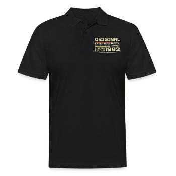 August 1982 - Born August 1982 Built August 1982 - Men's Polo Shirt - black - Front - Kai (181cm)