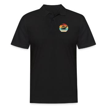 Bateau de croisière rétro Passager Passagers Passagers - Polo Homme - noir - Devant - Kai (181cm)