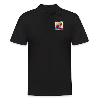 Caninae Rotfuchs Canidae Fuchs Liebhaber Fuchs - Männer Poloshirt - Schwarz - Vorne - Kai (181cm)
