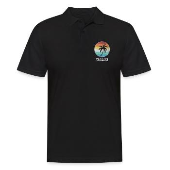 Thailand - Männer Poloshirt - Schwarz - Vorne - Kai (181cm)