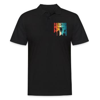 Parkour - Polo Homme - noir - Devant - Kai (181cm)
