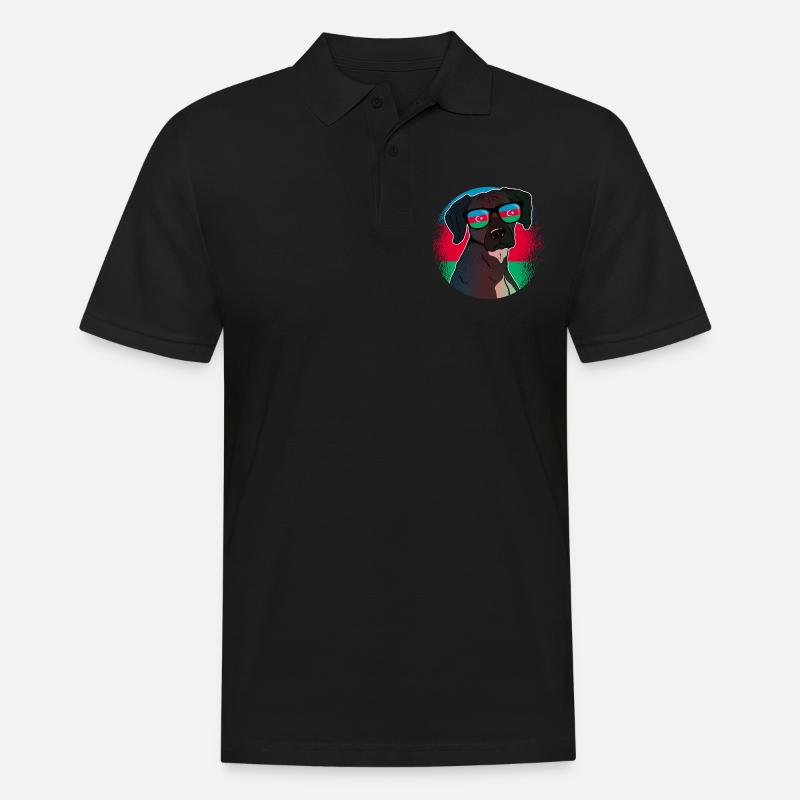 Aserbaidschan - Männer Poloshirt - Schwarz