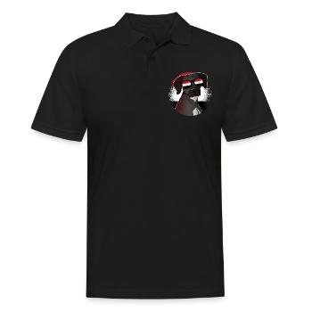 Ägypten - Männer Poloshirt - Schwarz - Vorne - Kai (181cm)