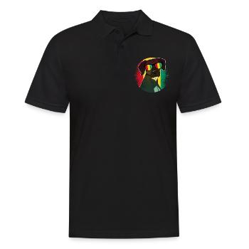 Guinée - Polo Homme - noir - Devant - Kai (181cm)