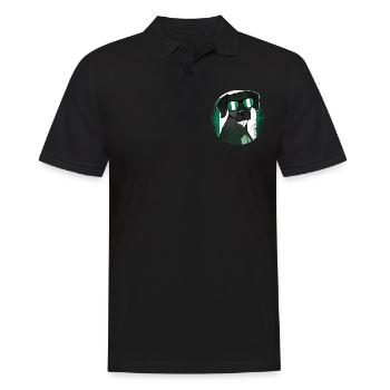 Nigeria - Männer Poloshirt - Schwarz - Vorne - Kai (181cm)