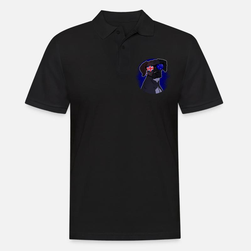 Neuseeland - Männer Poloshirt - Schwarz