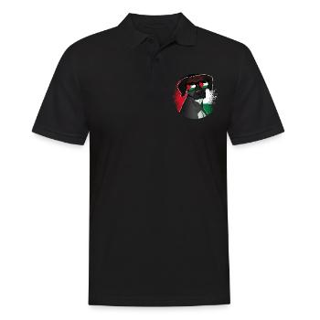 Palestine - Men's Polo Shirt - black - Front - Kai (181cm)