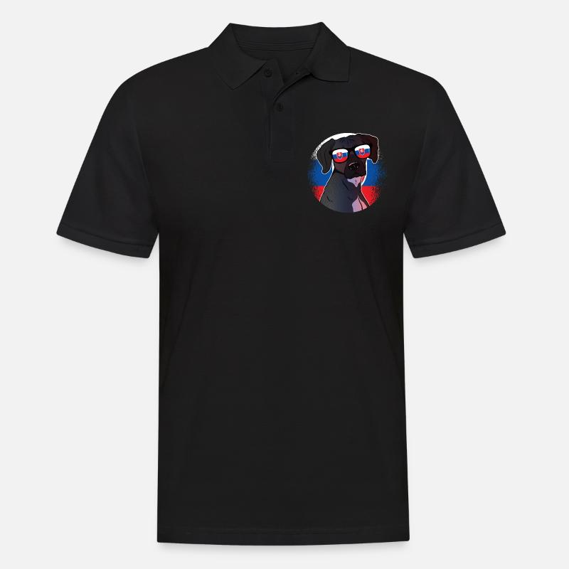Slowakei - Männer Poloshirt - Schwarz