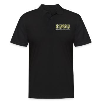 Cadeau d’anniversaire 1966 Vintage 1966 Army - Polo Homme - noir - Devant - Kai (181cm)