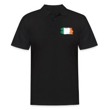 Irlande Drapeau - Polo Homme - noir - Devant - Kai (181cm)