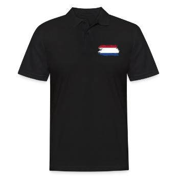 Pays-Bas Pavillon - Polo Homme - noir - Devant - Kai (181cm)