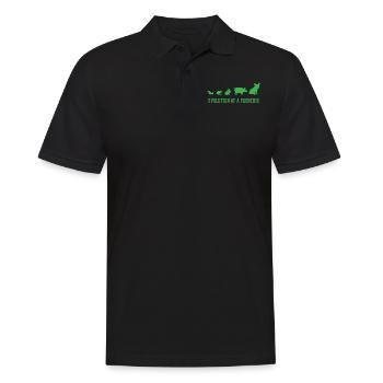 Bulldoge Französischebulldoge Englischebulldoge - Männer Poloshirt - Schwarz - Vorne - Kai (181cm)