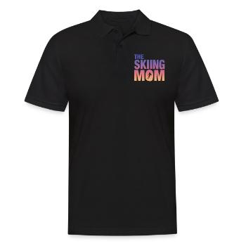 Skiing Geschenk Ski fahren - Männer Poloshirt - Schwarz - Vorne - Kai (181cm)