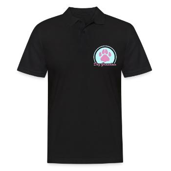 Chiens Grand-mère Maîtresse Propriétaire de chien Cadeau - Polo Homme - noir - Devant - Kai (181cm)
