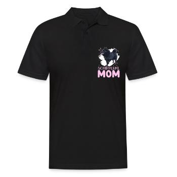 Schipperke Mom Dog Mama Dog Owner Cadeau - Polo Homme - noir - Devant - Kai (181cm)