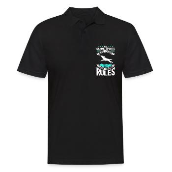 Dock Diving Dogs Dog Sports Dog Owner Gift - Men's Polo Shirt - black - Front - Kai (181cm)