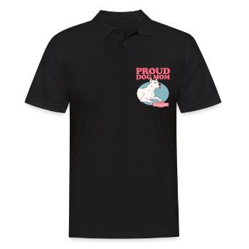 Dogo Argentino Maman Chiens Chien Propriétaire Cadeau - Polo Homme - noir - Devant - Kai (181cm)