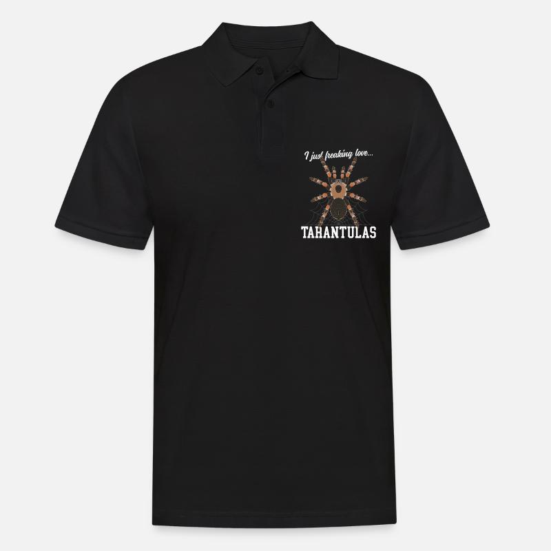Tarentules Araignée Tarentule Cadeau - Polo Homme - noir