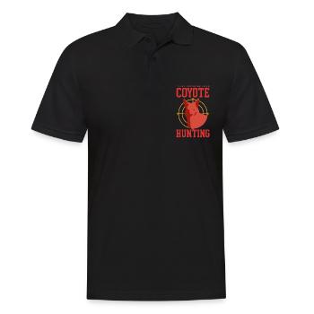 Chasseur Chasse Hunt Huntress Permis de Chasse Cadeau - Polo Homme - noir - Devant - Kai (181cm)